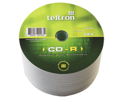 [ELIMINADO] CD-R 80MIN | TELTRON BULK x 50