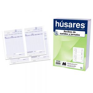 Recibo de Sueldo y Jornales HUSARES 4122
