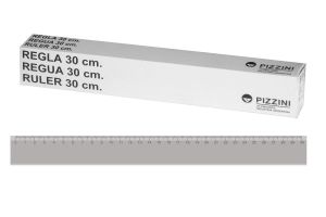 Regla Acrílica Humo 30 Cm. PIZZINI