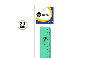 Regla Acrilica Verde 20 Cm. PIZZINI