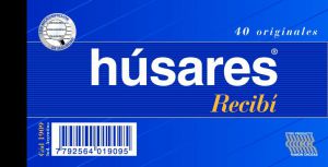 Talonario HUSARES Recibi Mignon