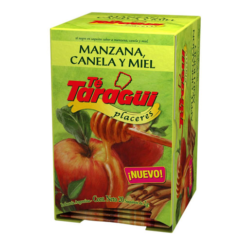 [ELIMINADO] Té TARAGUI Placeres Manzana, canela y miel x 20