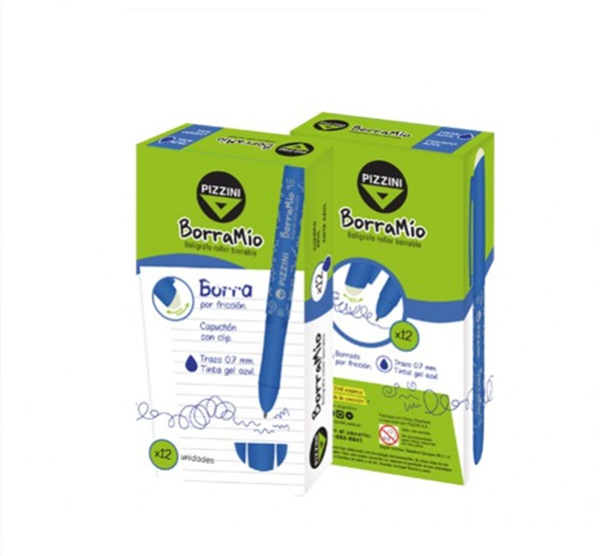 BOLIGRAFO ROLLER PIZZINI BORRAMIO 0,7MM