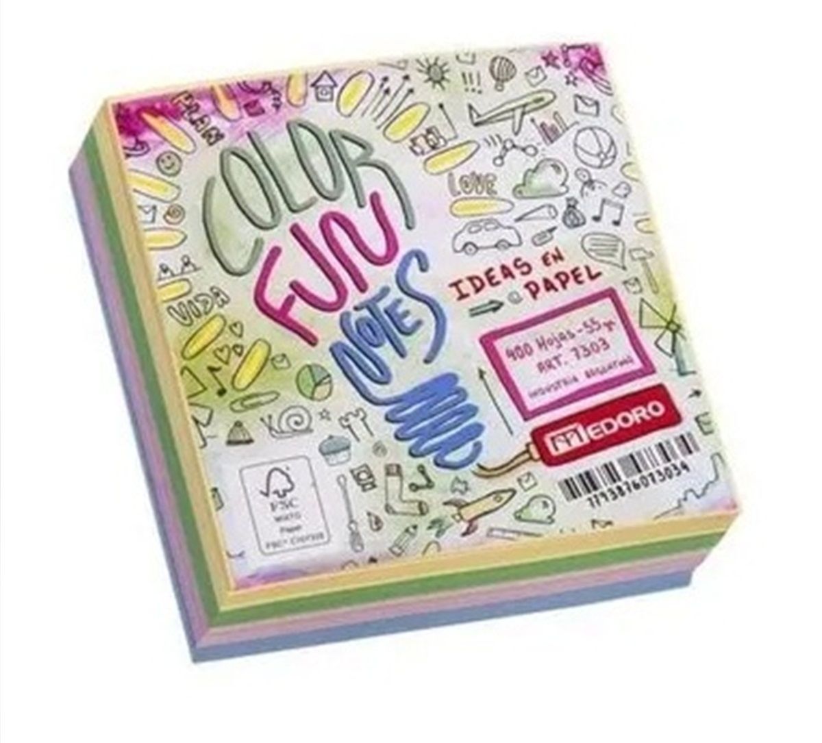 [ELIMINADO] Taco De Color Medoro 300 Hojas 10unidades
