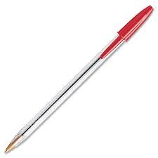 Boligrafo Bic cristal rojo