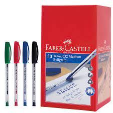 Boligrafo Faber Castell Trilux rojo