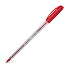 Boligrafo Faber Castell Trilux rojo