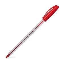 Boligrafo Faber Castell Trilux Rojo