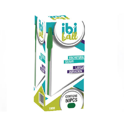 Boligrafo Ibico Verde