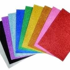 Goma Eva Glitter Colores