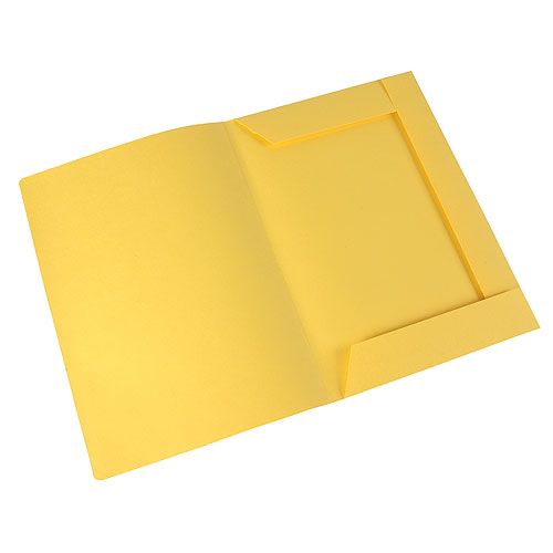 Carpeta Cartulina Of 3 Solapas Ape Amarillo