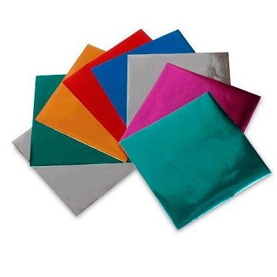 Papel Glase Metalizado  X 10 U