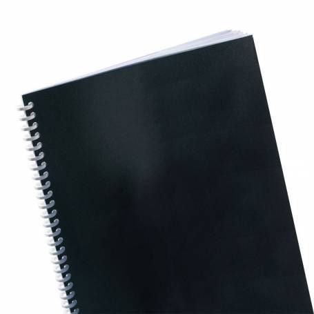 Tapa Para Encuadernar A4 Negra 50 U