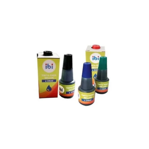 Tinta Para Sello 24 Cc Azul