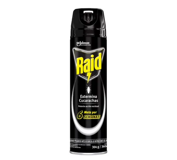 Insecticida Raid Mata Cucaracha 360grs
