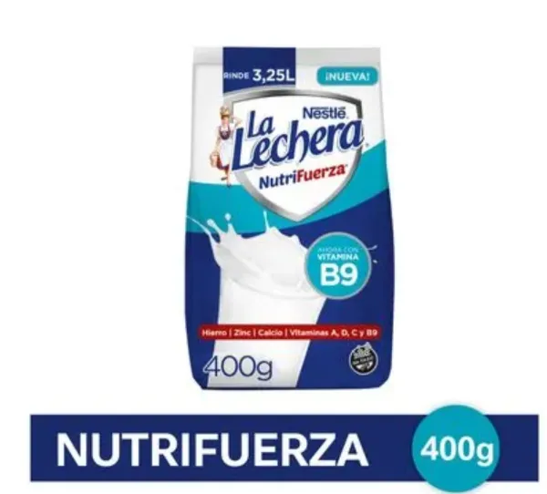 Leche En Polvo La Lechera 400grs