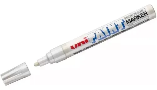 Marcador Esmalte 28mm Uni Paint Px-20 Blanco