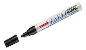 Marcador Esmalte 28mm Uni Paint Px-20 Negro