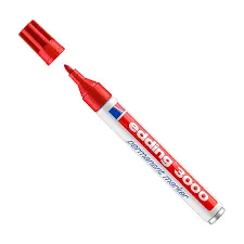 Marcador Permanente Edding 3000 Rojo