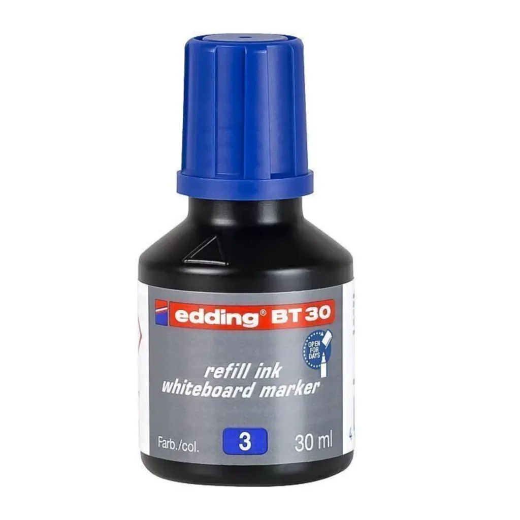 Tinta Eco Para Marcador De Pizarra Edding T-30 Azul 20 Ml