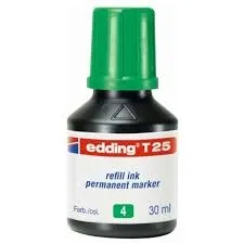 Tinta Edding T-25 Pmarcador 3000-3300 Verde 2530 M