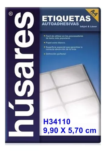 Etiqueta Autoadhesiva A4 10xhjs (9,90 X 5,70)