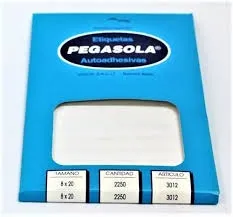 Etiquetas Auto Adhesiva Pegasola 3012