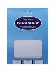 Etiquetas Auto Adhesiva Pegasola 3013