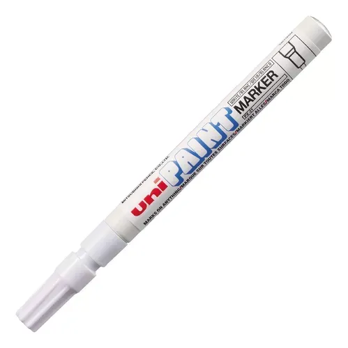 Marcador De Esmalte 1,2mm Uni Paint Px-21 Blanco