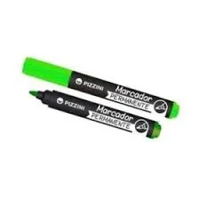 Marcador Permanente Biselado Pizzini 1170 Verde