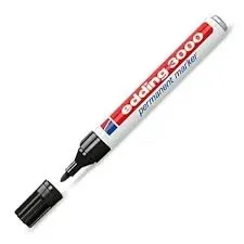 Marcador Permanente Edding 3000 Negro