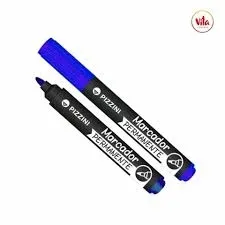 Marcador Permanente Punta Redonda Pizzini 1160 Azul