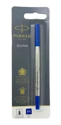 Repuesto Tanque Roller 0.7mm Parker Quink Azul