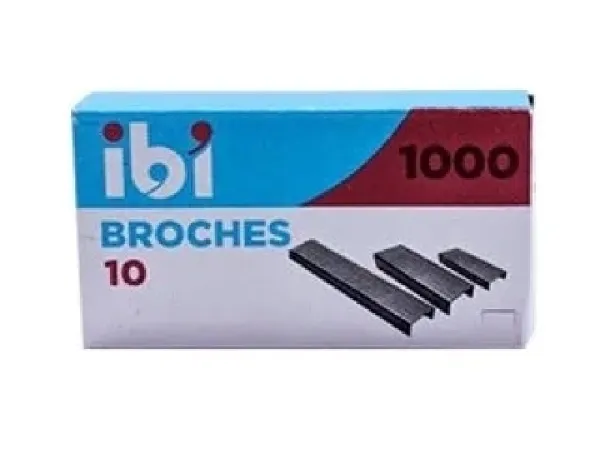 Broches Abrochadora 10x1000u Ibico
