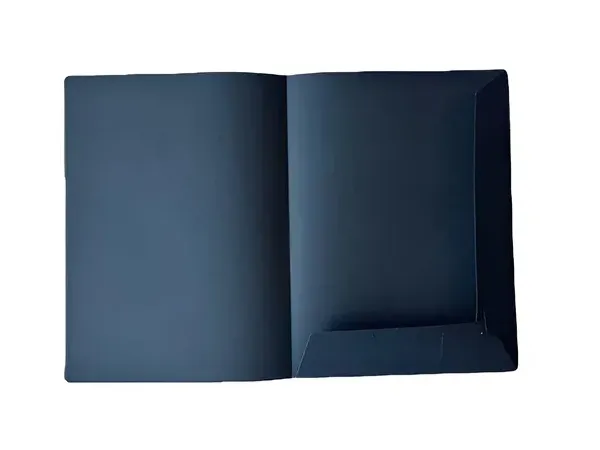 Carpeta Cartulina A4 2 Solapas Azul Marino