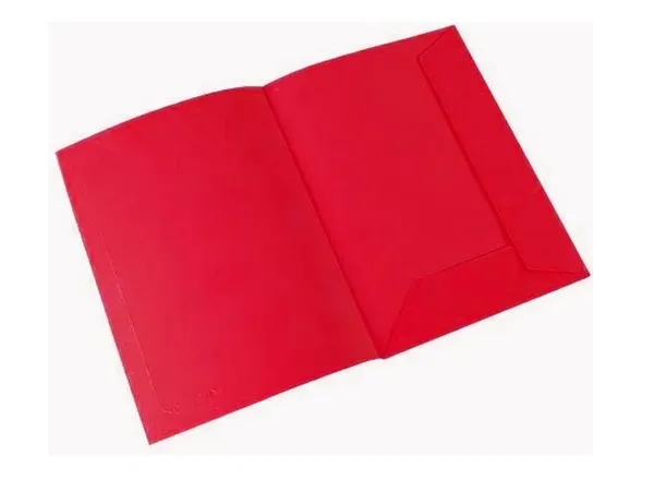 Carpeta Cartulina A4 2 Solapas Roja