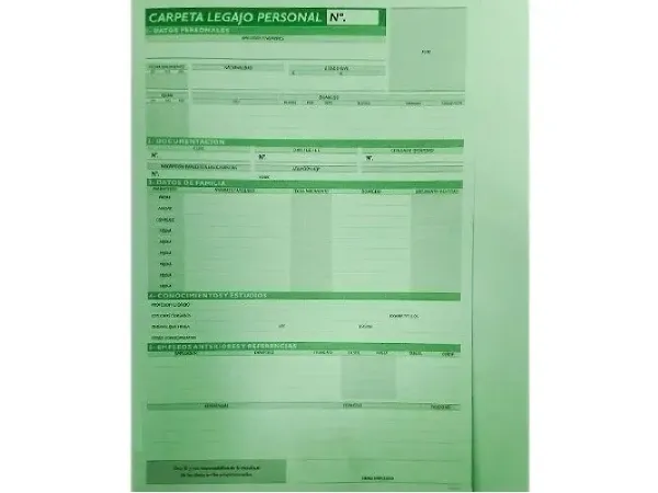Carpeta Legajo