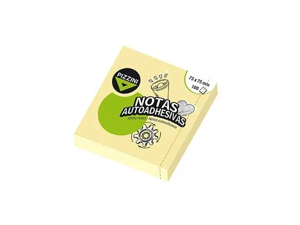 Notas Pizzini | Amarillas 75x75 (100h)