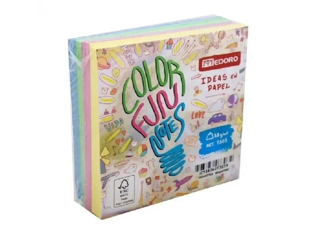 Taco De Color 400 Hojas Medoro