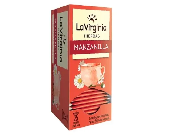 Te La Virginia Manzanilla 25 Saquitos