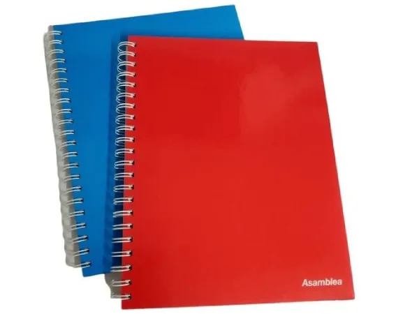 Cuaderno Espiral Tapa Dura Carton A4 80 Hojas Rayado