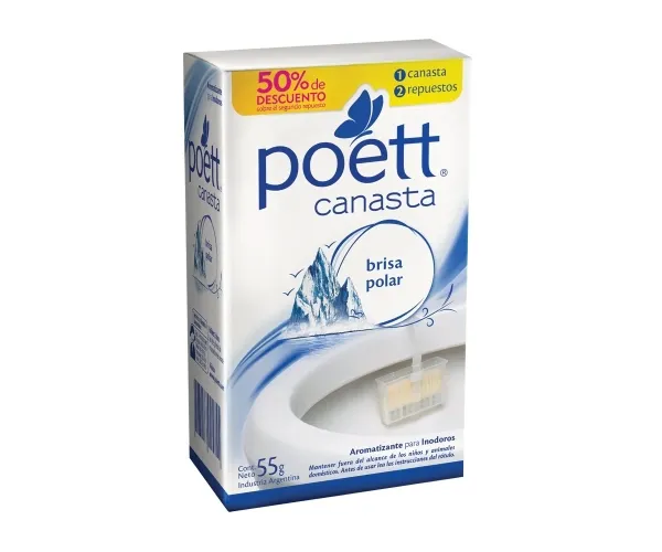 Canasta Para Baño Poett 55 Grs