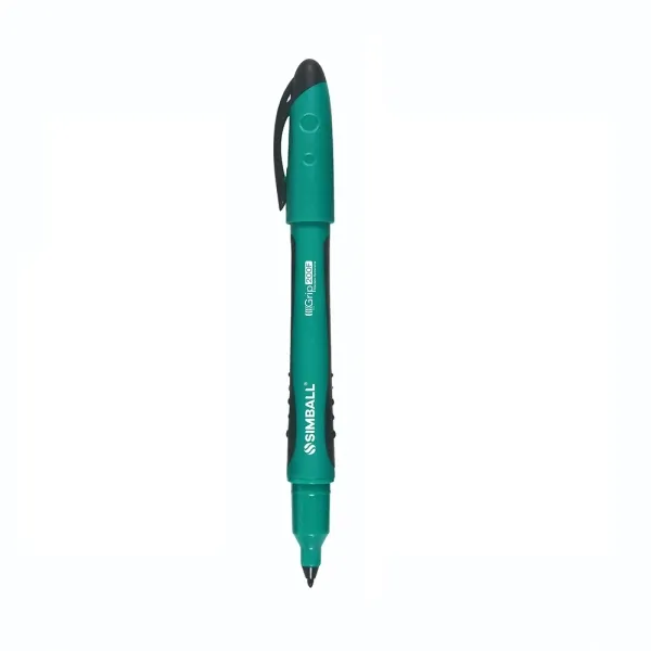 Marcador Permanente Simball Grip 200 Punta Ultra Fina Verde