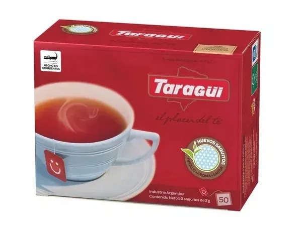 Te Negro Taragui 50 Saquitos