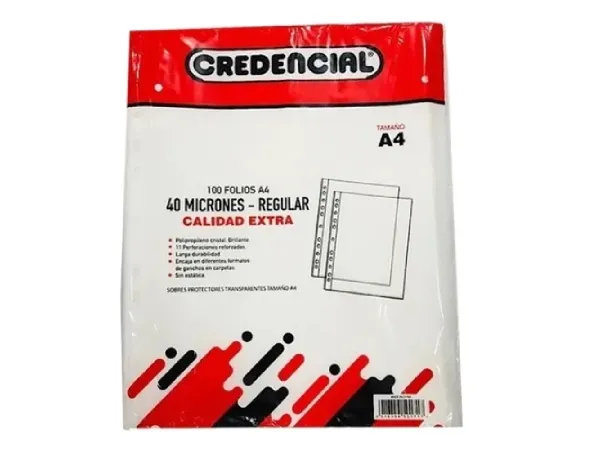 Folio A4 40 Micrones 100u