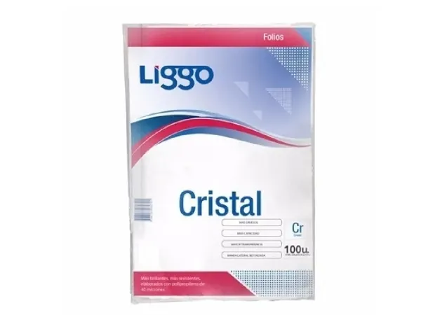 Folio Oficio 40 Micrones 100u Liggo