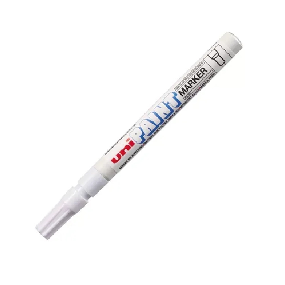 Marcador De Esmalte 1,2mm Uni Paint Px-21 Blanco