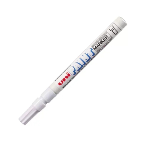 Marcador De Esmalte 1,2mm Uni Paint Px-21 Blanco