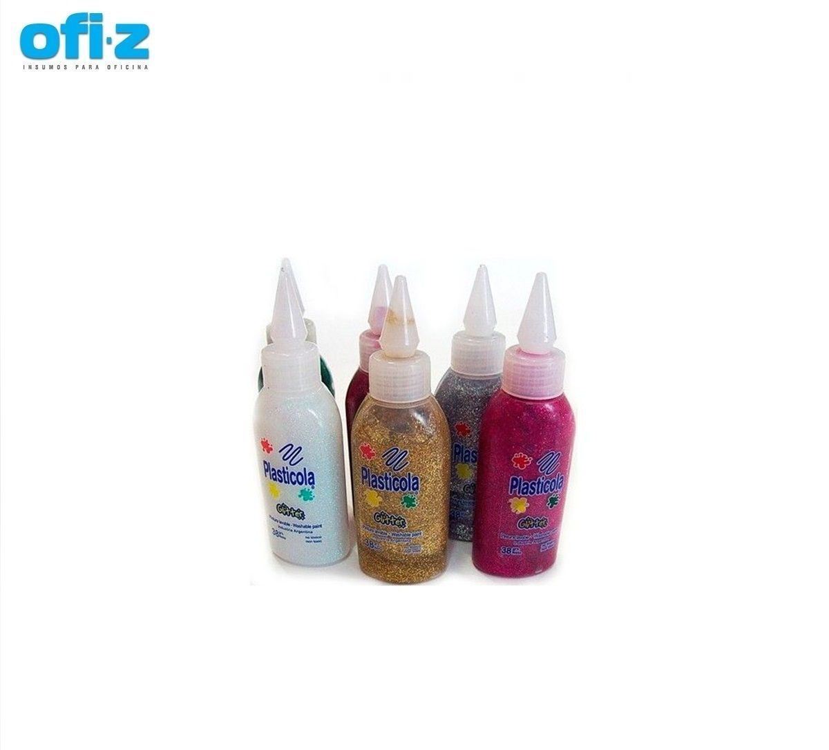 Adhesivo Vinilico Glitter 38 GRS Plasticola