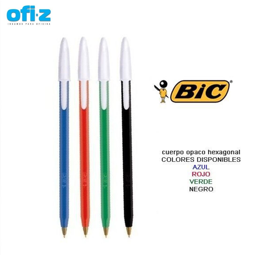 Boligrafo BIC Opaco